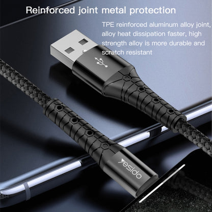 Yesido CA50 2.4A USB to 8 Pin Charging Cable, Length: 2m - Normal Style Cable by Yesido | Online Shopping South Africa | PMC Jewellery | Buy Now Pay Later Mobicred