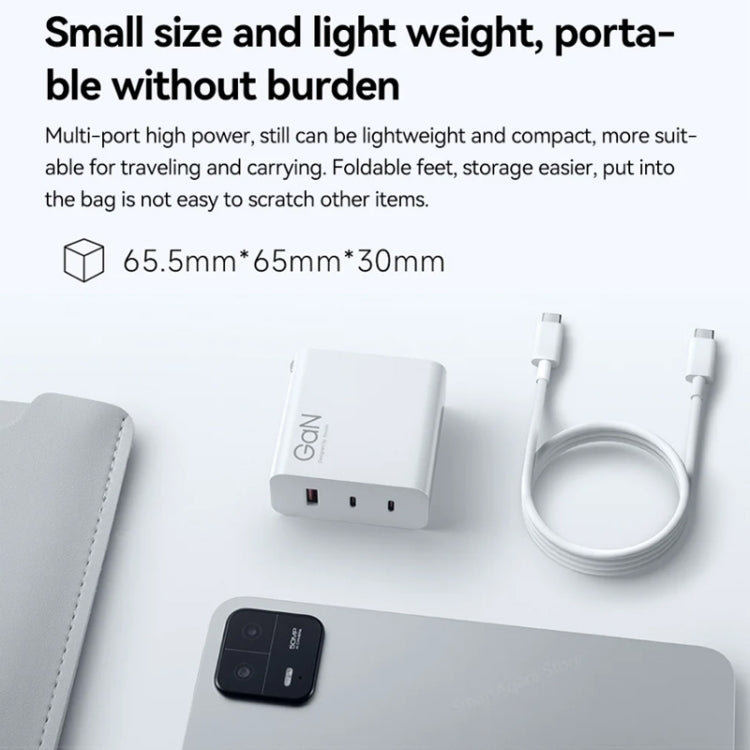 Original Xiaomi 140W 1 x USB + 2 x USB-C / Type-C Three Ports GaN Fast Charger Set, US Plug - USB Charger by Xiaomi | Online Shopping South Africa | PMC Jewellery | Buy Now Pay Later Mobicred