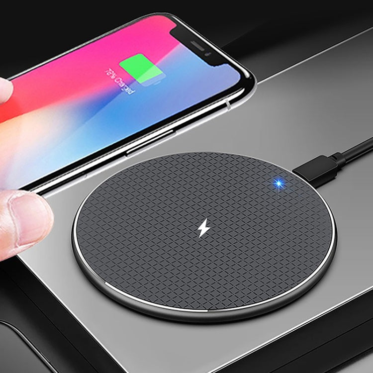 ZEQI W11 10W Smart Cooling Non-slip Aluminum Alloy Wireless Charger - Wireless Charger by ZEQI | Online Shopping South Africa | PMC Jewellery | Buy Now Pay Later Mobicred