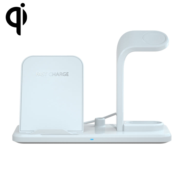 N35 3 in 1 Separated Design Quick Wireless Charger for iPhone, Apple Watch, AirPods(White) - Wireless Charger by PMC Jewellery | Online Shopping South Africa | PMC Jewellery | Buy Now Pay Later Mobicred