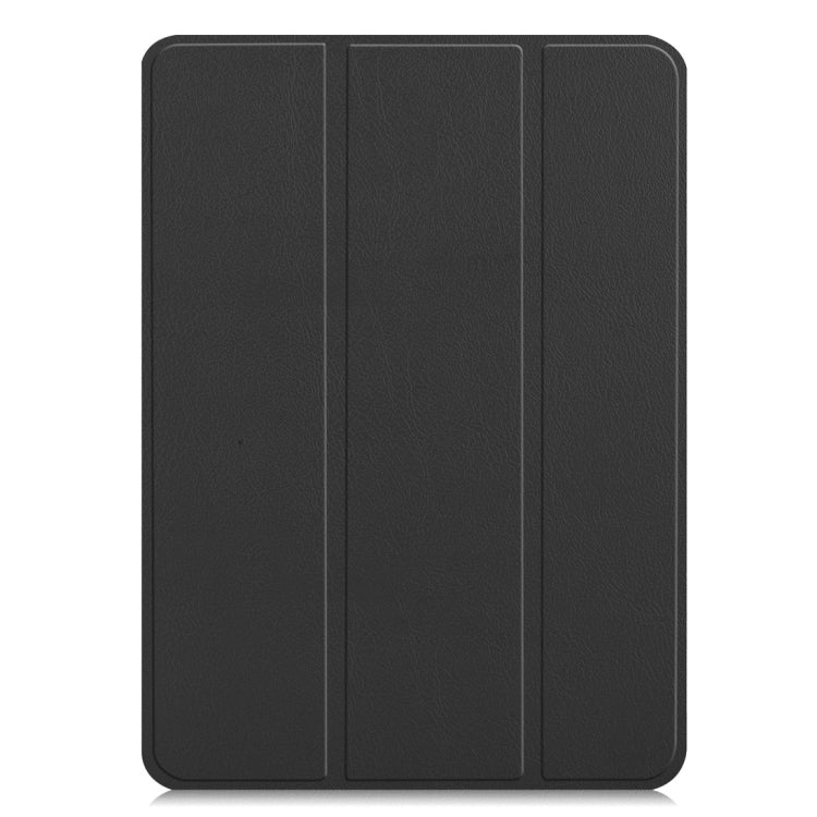 Custer Texture Horizontal Flip PU Leather Case for iPad Air 13 2024 / iPad Pro 12.9 inch (2018), with Three-folding Holder & Sleep / Wake-up Function(Black) - iPad Pro 12.9 (2018) Cases by PMC Jewellery | Online Shopping South Africa | PMC Jewellery | Buy Now Pay Later Mobicred