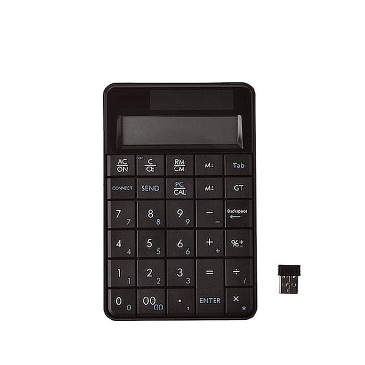 MC-56AG 2 in 1 2.4G USB Numeric Wireless Keyboard  & Calculator with LCD Display(Black) - Wireless Keyboard by PMC Jewellery | Online Shopping South Africa | PMC Jewellery