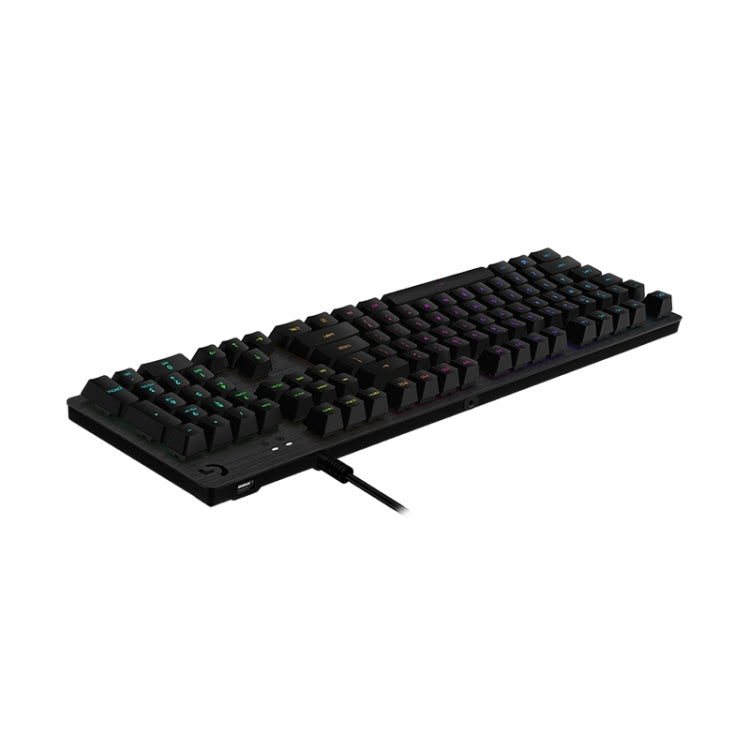 Logitech G512 RGB L-axis Mechanical Wired Gaming Keyboard, Length: 1.8m (Black) - Wired Keyboard by Logitech | Online Shopping South Africa | PMC Jewellery | Buy Now Pay Later Mobicred