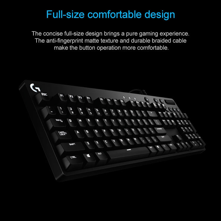 Logitech G610 Wired Gaming Mechanical Keyboard USB RGB Backlit Brown Axis - Wired Keyboard by Logitech | Online Shopping South Africa | PMC Jewellery | Buy Now Pay Later Mobicred