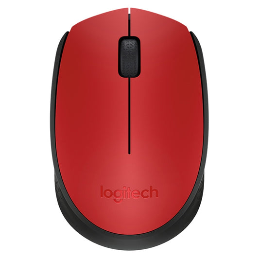 Logitech M170 1000DPI USB Wireless Mouse with 2.4G Receiver (Red) - Wireless Mice by Logitech | Online Shopping South Africa | PMC Jewellery | Buy Now Pay Later Mobicred