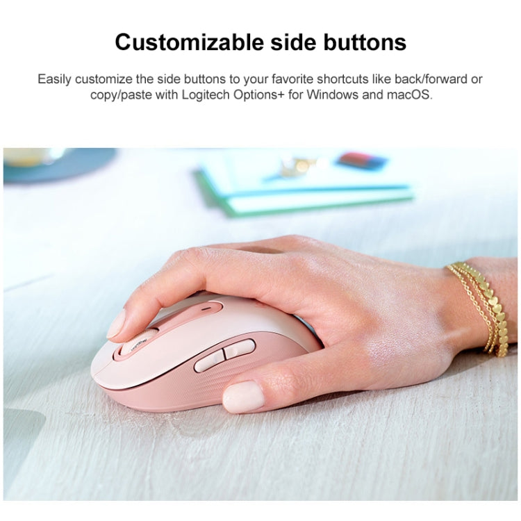 Logitech M650 5-keys 2000 DPI Wireless Bluetooth Silent Mouse (Black) - free shipping - PMC Jewellery - Order now!