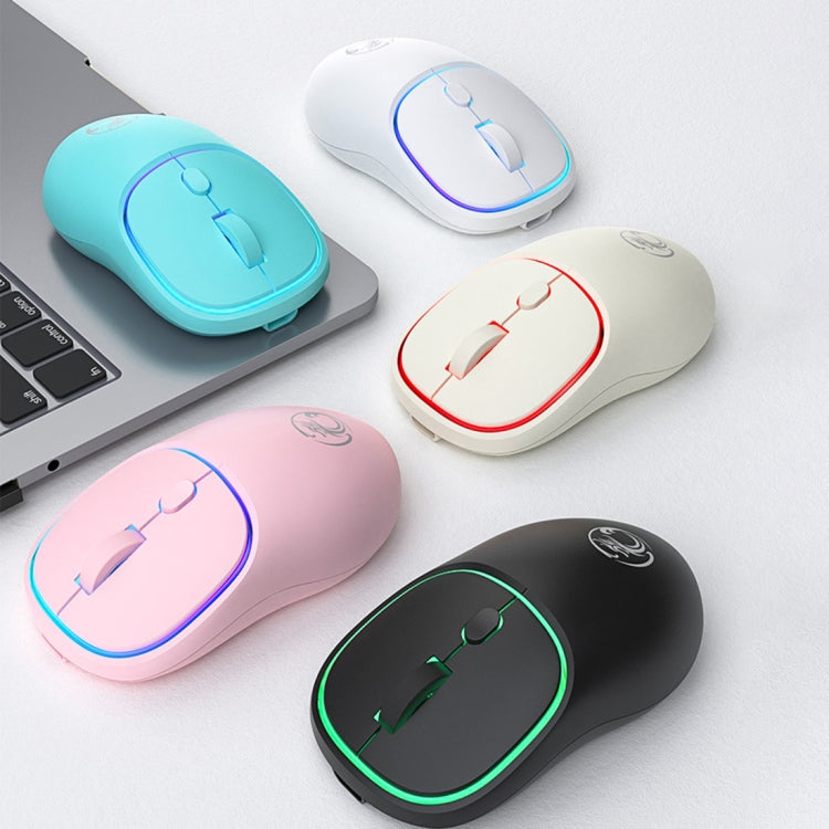 iMICE W-618 Rechargeable 4 Buttons 1600 DPI 2.4GHz Silent Wireless Mouse for Computer PC Laptop (Blue) - Wireless Mice by iMICE | Online Shopping South Africa | PMC Jewellery | Buy Now Pay Later Mobicred