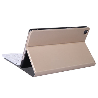 A0M5 Detachable Bluetooth Keyboard + Ultrathin Horizontal Flip Leather Tablet Case for Huawei MediaPad M5 & Honor Tab 5 8 inch, with Holder(Gold) - Huawei Keyboard by PMC Jewellery | Online Shopping South Africa | PMC Jewellery