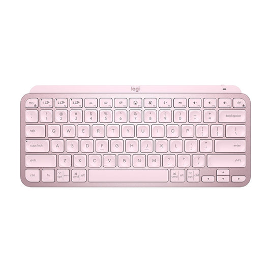 Logitech MX Keys Mini Wireless Bluetooth Ultra-thin Smart Backlit Keyboard (Pink) - Wireless Keyboard by Logitech | Online Shopping South Africa | PMC Jewellery | Buy Now Pay Later Mobicred