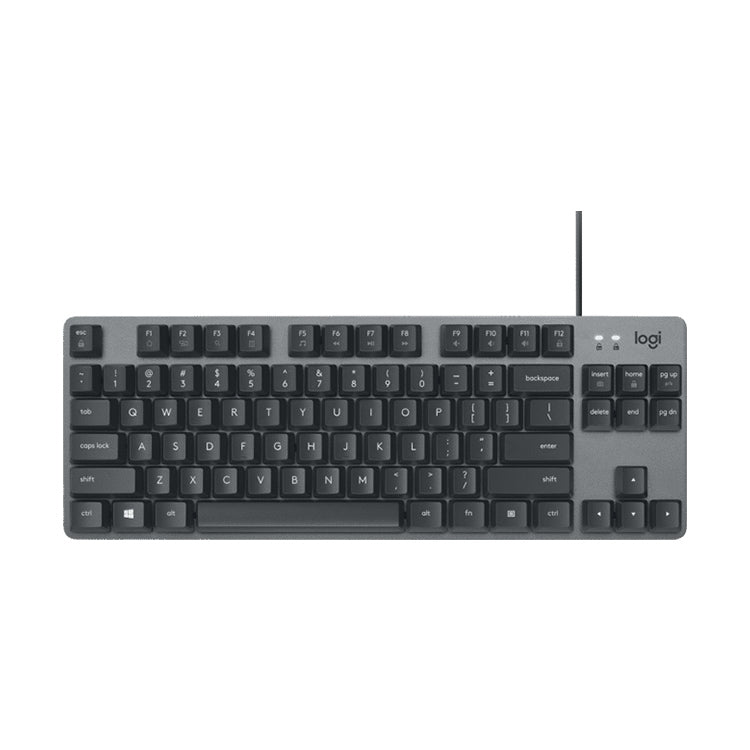 Logitech K835 Mini Mechanical Wired Keyboard, Green Shaft (Black) - Wired Keyboard by Logitech | Online Shopping South Africa | PMC Jewellery | Buy Now Pay Later Mobicred