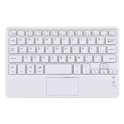 Bluetooth Wireless Keyboard with Touch Panel, Compatible with All Android & Windows 10 inch Tablets with Bluetooth Functions (White) - Universal Keyboard by PMC Jewellery | Online Shopping South Africa | PMC Jewellery