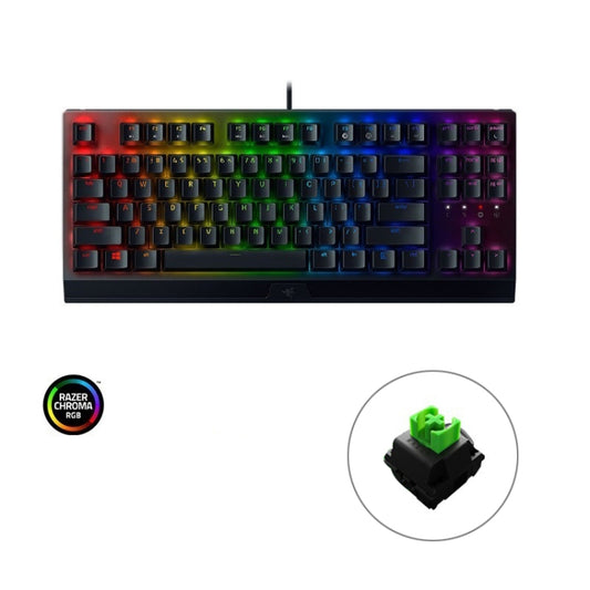 Razer BlackWidow V3 Tenkeyless RGB Lighting Wired Mechanical Keyboard, Competitive Version (Green Shaft) - Wired Keyboard by Razer | Online Shopping South Africa | PMC Jewellery | Buy Now Pay Later Mobicred