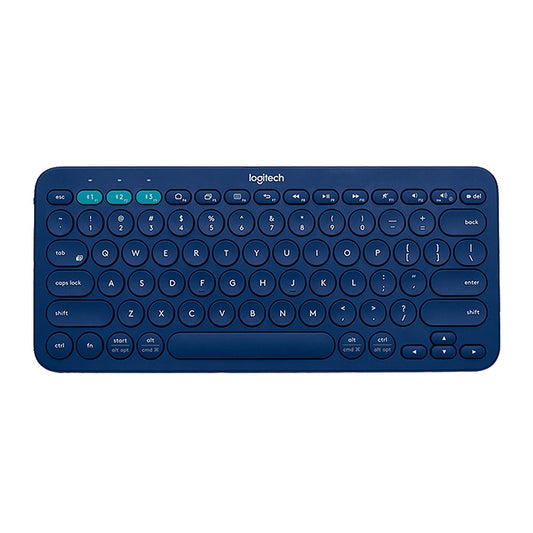 Logitech K380 Portable Multi-Device Wireless Bluetooth Keyboard (Blue) - Wireless Keyboard by Logitech | Online Shopping South Africa | PMC Jewellery | Buy Now Pay Later Mobicred