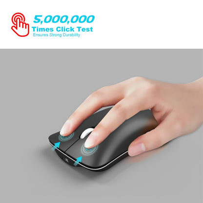 HXSJ T23 Bluetooth + 2.4GHz Wireless Dual Modes 4-Keys 1600 DPI Adjustable Ergonomics Optical Mouse - Wireless Mice by HXSJ | Online Shopping South Africa | PMC Jewellery | Buy Now Pay Later Mobicred