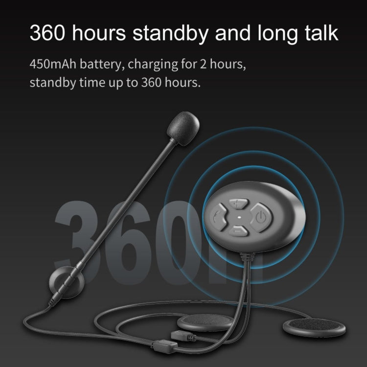 Dier DK11 800m Helmet Wireless Bluetooth Headset 5.0 Water-resistant Double Motorcycle Call headset - Motorcycle Walkie Talkie by PMC Jewellery | Online Shopping South Africa | PMC Jewellery | Buy Now Pay Later Mobicred