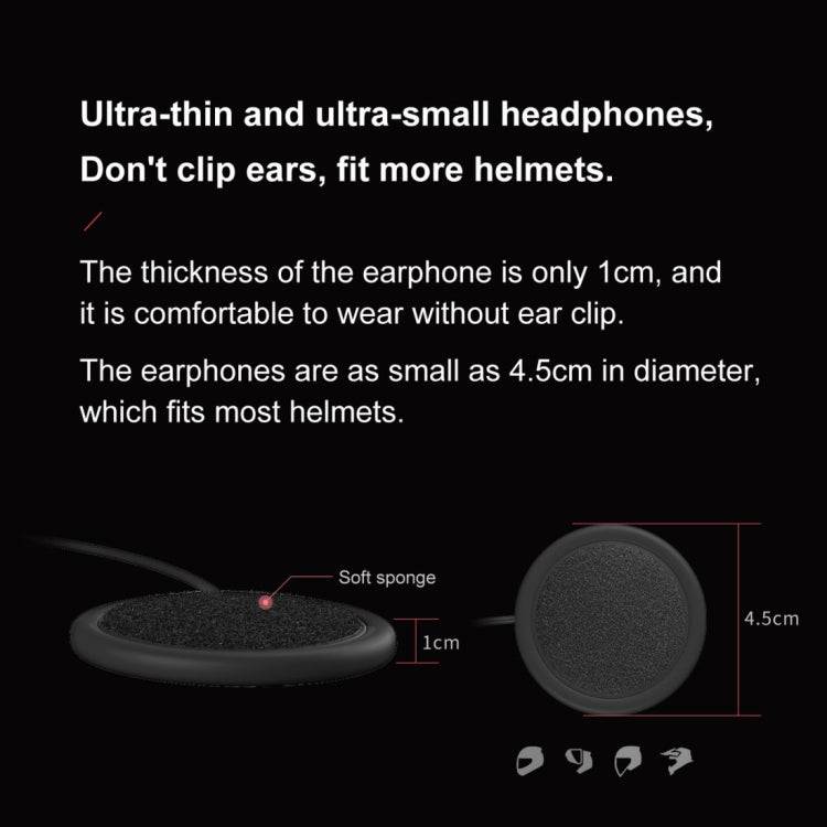 Dier DK11 800m Helmet Wireless Bluetooth Headset 5.0 Water-resistant Double Motorcycle Call headset - Motorcycle Walkie Talkie by PMC Jewellery | Online Shopping South Africa | PMC Jewellery | Buy Now Pay Later Mobicred
