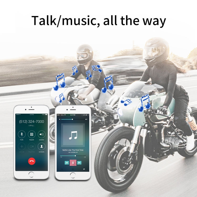 T6 Motorcycle Helmet Bluetooth V5.0 Headset - Motorcycle Walkie Talkie by PMC Jewellery | Online Shopping South Africa | PMC Jewellery | Buy Now Pay Later Mobicred