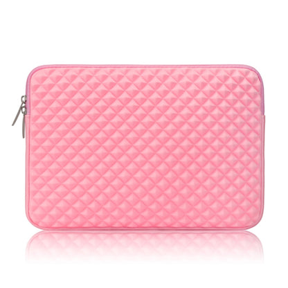 Diamond Texture Laptop Liner Bag, Size: 14-15.4 inch (Pink) - 15 inch by PMC Jewellery | Online Shopping South Africa | PMC Jewellery | Buy Now Pay Later Mobicred