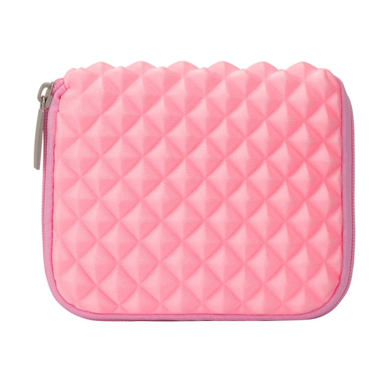 Diamond Texture Laptop Power Bag, Size: 16 x 13 x 1.5cm (Pink) - Other by PMC Jewellery | Online Shopping South Africa | PMC Jewellery | Buy Now Pay Later Mobicred