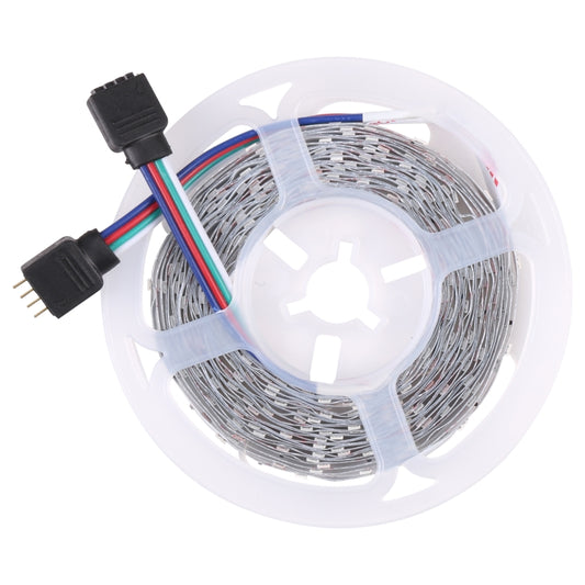 Bare Board 2835 SMD RGB LED Rope Light, 60 LED/m, Length: 5m, 12V 2A 100-240V, with 44-key Remote Control (EU Plug) - Bare Board Light by PMC Jewellery | Online Shopping South Africa | PMC Jewellery | Buy Now Pay Later Mobicred