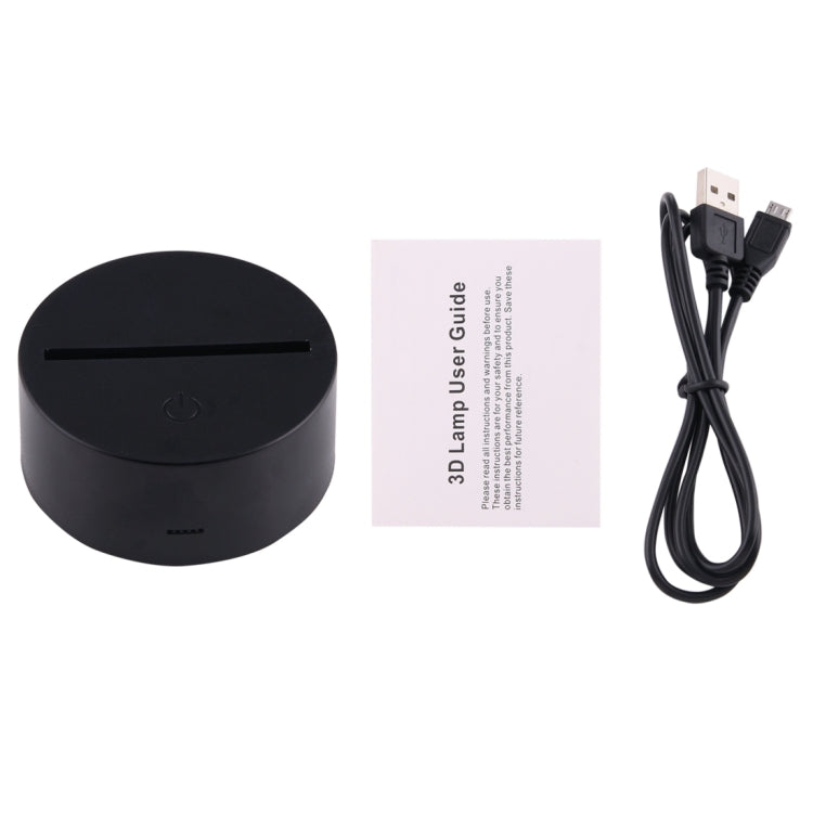 Hippocampus Style 3D Touch Switch Control LED Light , 7 Colour Discoloration Creative Visual Stereo Lamp Desk Lamp Night Light - Novelty Lighting by PMC TechLife | Online Shopping South Africa | PMC TechLife | Buy Now Pay Later Mobicred
