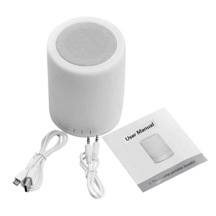388 Atmosphere Light Music Table Lamp Multifunctional Wireless Bluetooth Speaker , with LED Light & Handle, Support AUX IN & Hands-free Answer & TF Card - Night Lights by PMc TechLife | Online Shopping South Africa | PMc TechLife | Buy Now Pay Later Mobicred