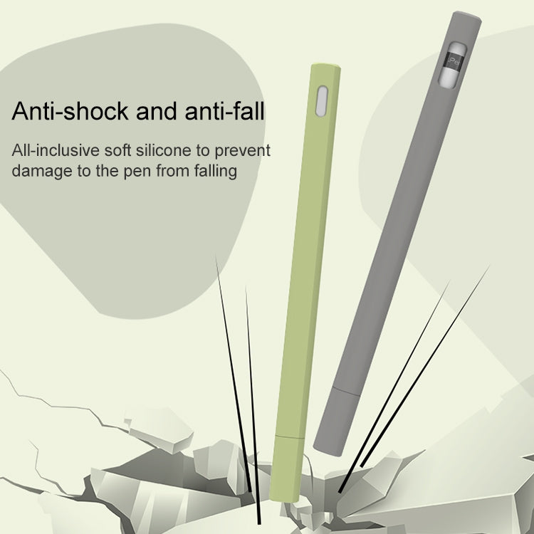 LOVE MEI For Apple Pencil 2 Triangle Shape Stylus Pen Silicone Protective Case Cover(Green) - Pencil Accessories by LOVE MEI | Online Shopping South Africa | PMC TechLife | Buy Now Pay Later Mobicred