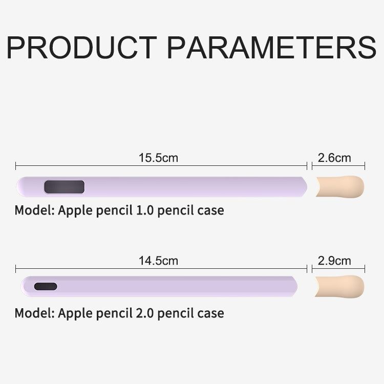 LOVE MEI For Apple Pencil 2 Stripe Design Stylus Pen Silicone Protective Case Cover (Green) - Pencil Accessories by LOVE MEI | Online Shopping South Africa | PMC TechLife | Buy Now Pay Later Mobicred