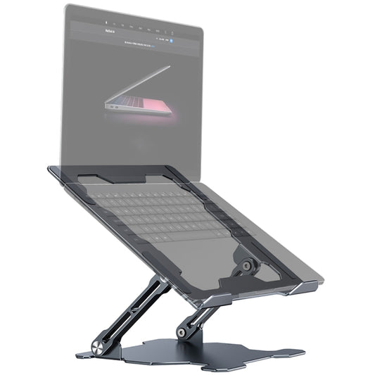 R-JUST HZ09 Mechanical Lifting Adjustable Laptop Holder (Grey) - MacBook Holder by R-JUST | Online Shopping South Africa | PMC Jewellery | Buy Now Pay Later Mobicred