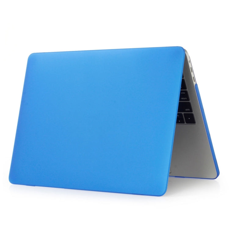 ENKAY Hat-Prince 2 in 1 Frosted Hard Shell Plastic Protective Case + Europe Version Ultra-thin TPU Keyboard Protector Cover for 2016 MacBook Pro 15.4 Inch with Touch Bar (A1707) (Dark Blue) - MacBook Pro Cases by ENKAY | Online Shopping South Africa | PMC Jewellery | Buy Now Pay Later Mobicred