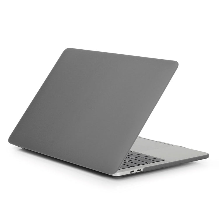 ENKAY Hat-Prince 2 in 1 Frosted Hard Shell Plastic Protective Case + Europe Version Ultra-thin TPU Keyboard Protector Cover for 2016 MacBook Pro 15.4 Inch with Touch Bar (A1707) (Grey) - MacBook Pro Cases by ENKAY | Online Shopping South Africa | PMC Jewellery | Buy Now Pay Later Mobicred