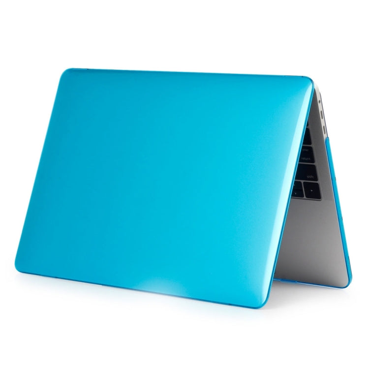 ENKAY Hat-Prince 2 in 1 Crystal Hard Shell Plastic Protective Case + Europe Version Ultra-thin TPU Keyboard Protector Cover for 2016 MacBook Pro 13.3 Inch with Touch Bar (A1706) (Baby Blue) - MacBook Pro Cases by ENKAY | Online Shopping South Africa | PMC Jewellery | Buy Now Pay Later Mobicred