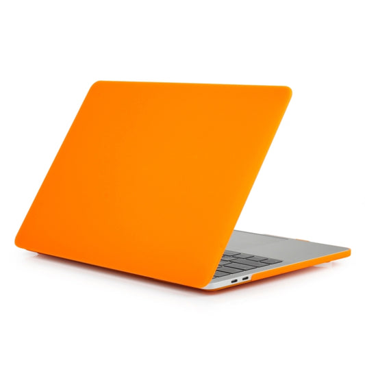 Laptop Frosted Style PC Protective Case for MacBook Pro 15.4 inch A1990 (2018)(Orange) - MacBook Pro Cases by PMC Jewellery | Online Shopping South Africa | PMC Jewellery | Buy Now Pay Later Mobicred