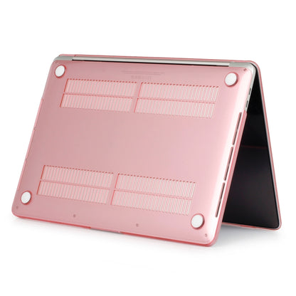 Laptop Crystal Style PC Protective Case for MacBook Pro 15.4 inch A1990 (2018) (Pink) - MacBook Pro Cases by PMC Jewellery | Online Shopping South Africa | PMC Jewellery | Buy Now Pay Later Mobicred