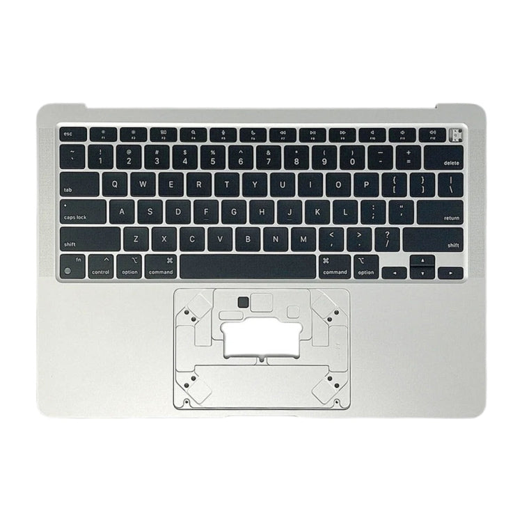 For Macbook Air 13 2020 M1 A2337 EMC3598 C-side Cover + US Edition Key Board (Silver) - Bottom Cover by PMC Jewellery | Online Shopping South Africa | PMC Jewellery