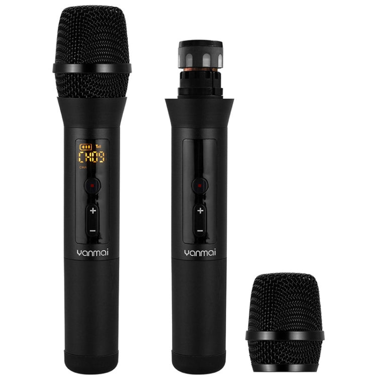 Yanmai UF8 UHF Wireless Dynamic Microphone with LCD Display - Microphone by Yanmai | Online Shopping South Africa | PMC Jewellery | Buy Now Pay Later Mobicred