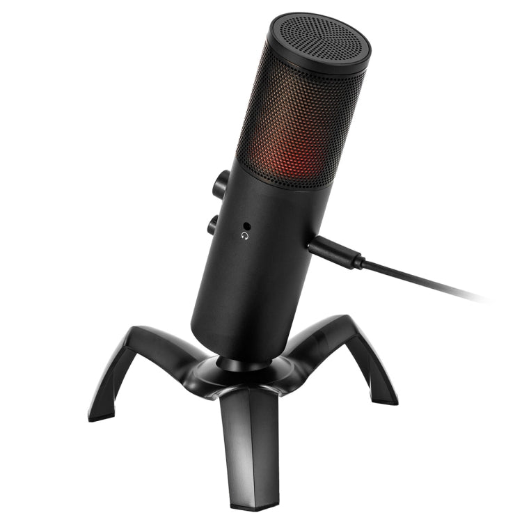 Yanmai Q18 USB Professional Computer Microphone Anchor Recording Karaoke Condenser Microphone (Black) - Microphone by Yanmai | Online Shopping South Africa | PMC Jewellery | Buy Now Pay Later Mobicred