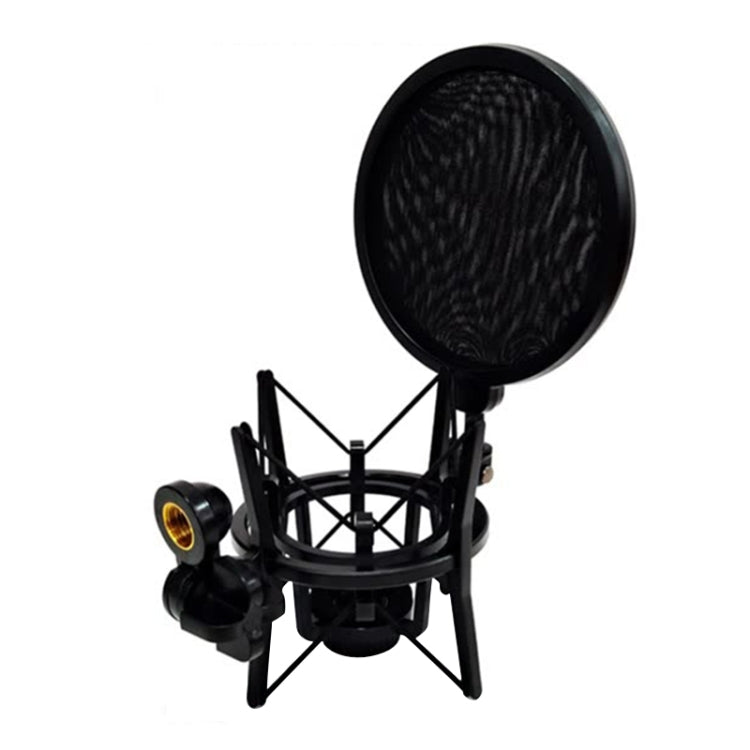 SH-101 Live Microphone ABS Shockproof Bracket (Black) - Stand by PMC Jewellery | Online Shopping South Africa | PMC Jewellery | Buy Now Pay Later Mobicred