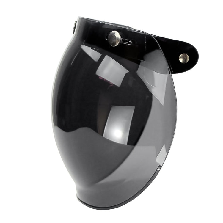 Soman Motorcycle Bubble Visor Open Face Helmet Visor Helmet Windshield Shield with Transparent Frame(Transparent) - free shipping - PMC TechLife - Order now!