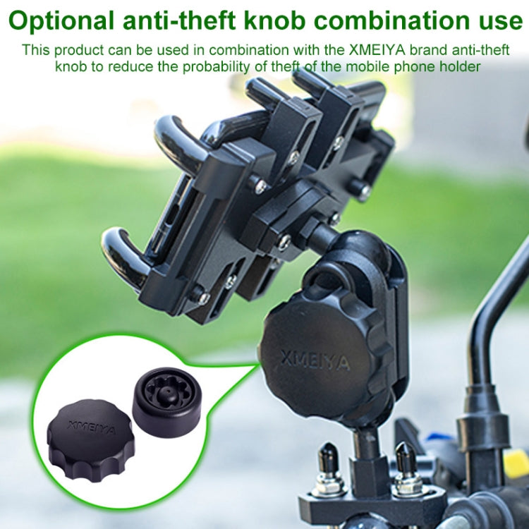 M8 Bolt Ball-Head Motorcycle Multi-function Eight-jaw Aluminum Phone Navigation Bracket with Anti-theft Knobs - Holder by PMC Jewellery | Online Shopping South Africa | PMC Jewellery | Buy Now Pay Later Mobicred