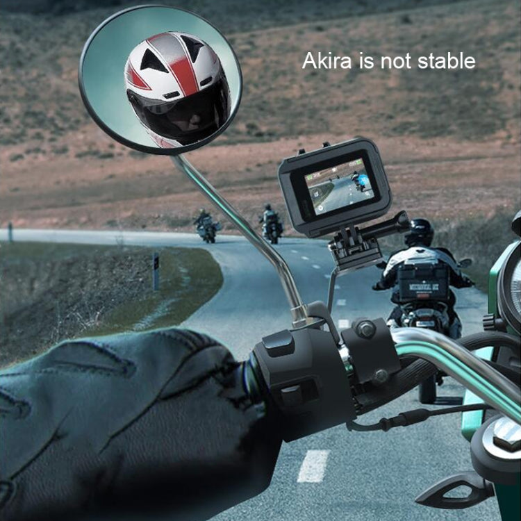 RUIGPRO Motorcycle Handlebar Alloy Phone Bracket for GoPro HERO9 Black / HERO8 Black /7 /6 /5, Insta360 One R, DJI Osmo Action, Xiaoyi Sport Cameras(Cyan) - Bicycle Handlebar Mount by PMC Jewellery | Online Shopping South Africa | PMC Jewellery | Buy Now Pay Later Mobicred