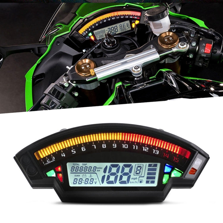 Speedpark Motorcycle LCD TFT Digital Speedometer 14000RPM 6 Gear Backlight Motorcycle Odometer for 1,2,4 Cylinders Meter - Electrical Instruments by Speedpark | Online Shopping South Africa | PMC Jewellery | Buy Now Pay Later Mobicred