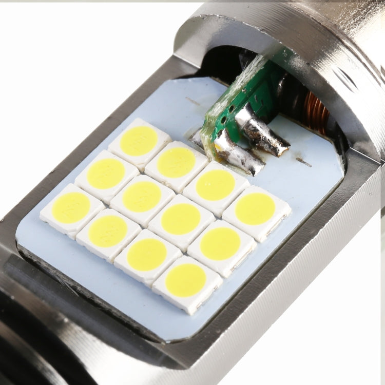 BA20D DC12V / 7.4W Motorcycle LED Headlight with 24LEDs SMD-3030 Lamp Beads (White Light) - Headlights by PMC TechLife | Online Shopping South Africa | PMC TechLife | Buy Now Pay Later Mobicred