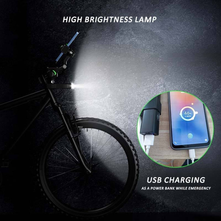 Motorcycle Spherical Compass Phone Holder, Handlebar with Light (Black) - Holder by PMC TechLife | Online Shopping South Africa | PMC TechLife | Buy Now Pay Later Mobicred