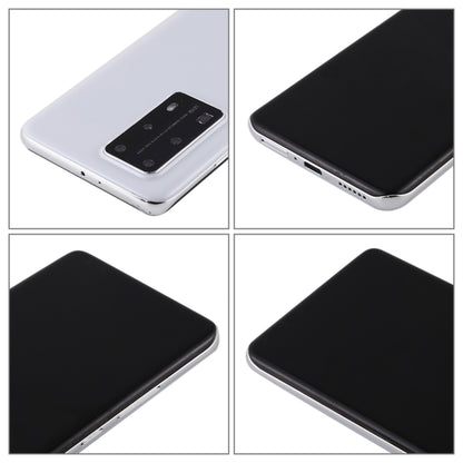 For Huawei P40 Pro+ 5G Black Screen Non-Working Fake Dummy Display Model (White) - For Huawei by PMC Jewellery | Online Shopping South Africa | PMC Jewellery | Buy Now Pay Later Mobicred