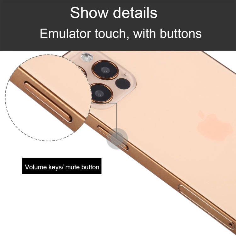 For iPhone 12 Pro Max Black Screen Non-Working Fake Dummy Display Model (Gold) - free shipping - PMC Jewellery - Order now!