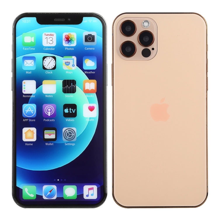 For iPhone 12 Pro Max Color Screen Non-Working Fake Dummy Display Model (Gold) - free shipping - PMC Jewellery - Order now!