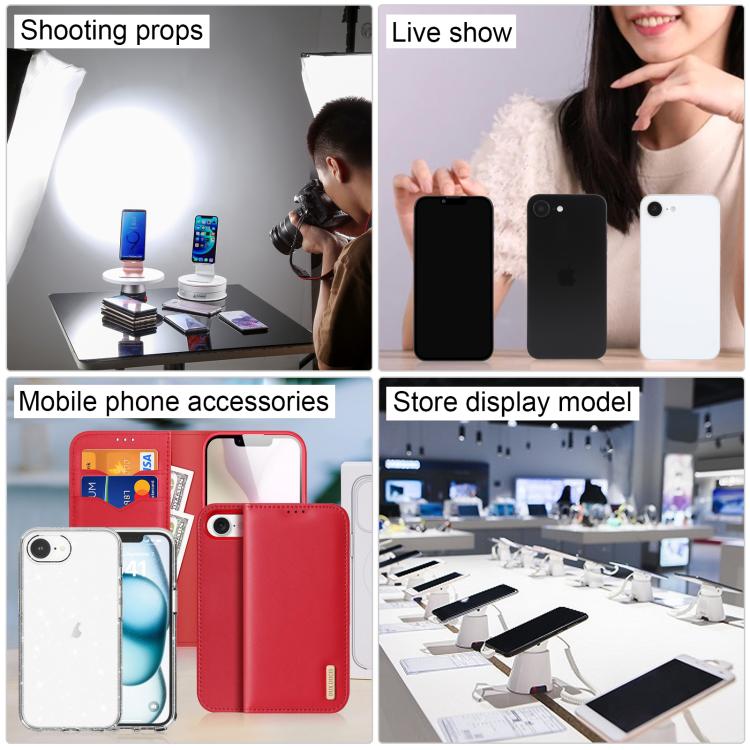 For iPhone 16e Black Screen Non-Working Fake Dummy Display Model (White) - For iPhone & iPad by PMC TechLife | Online Shopping South Africa | PMC TechLife | Buy Now Pay Later Mobicred