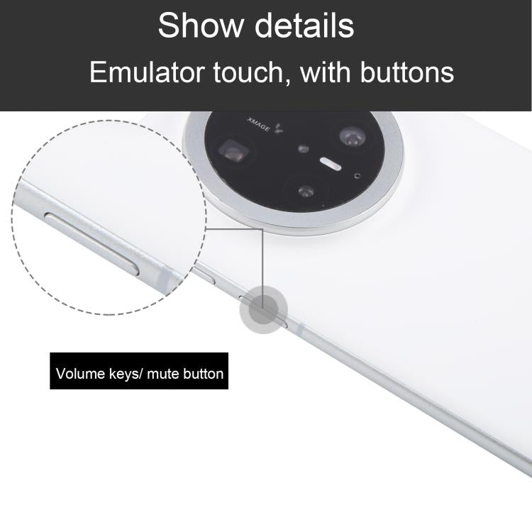 For Huawei Mate 70 Pro Color Screen Non-Working Fake Dummy Display Model (White) - For Huawei by PMC TechLife | Online Shopping South Africa | PMC TechLife | Buy Now Pay Later Mobicred