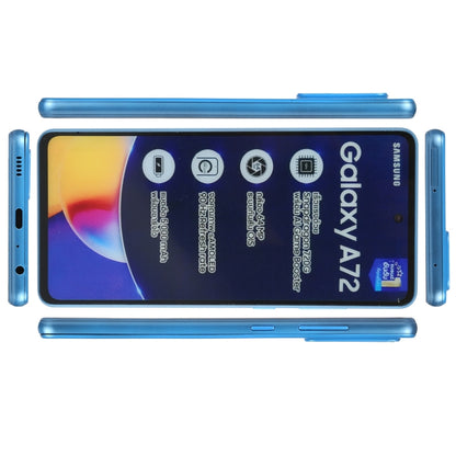 For Samsung Galaxy A72 5G Color Screen Non-Working Fake Dummy Display Model (Blue) - For Galaxy by PMC Jewellery | Online Shopping South Africa | PMC Jewellery | Buy Now Pay Later Mobicred